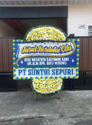 Papan Bunga Duka di Venaha